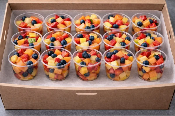 Individual Fresh Fruit Salad Cups