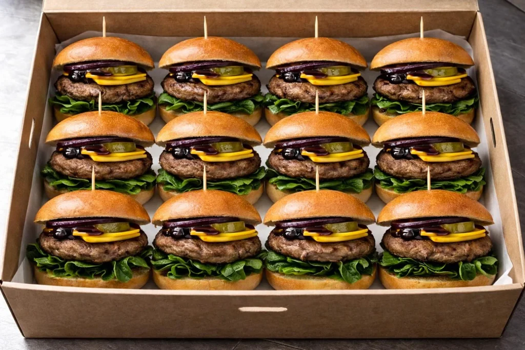 Mini Brioche Sliders - Unisus Catering